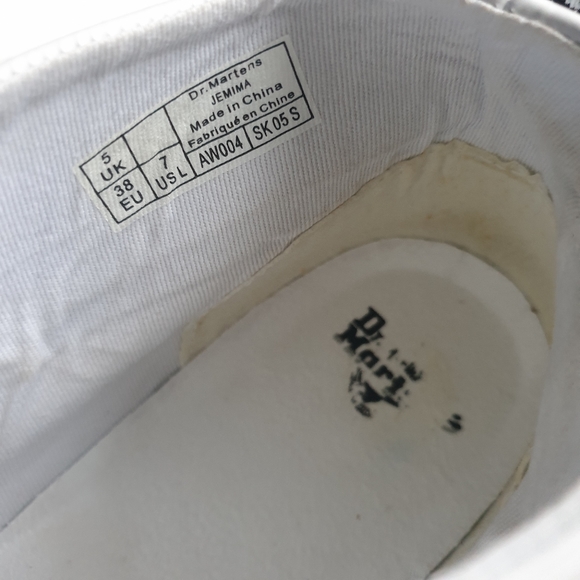 Dr Martens Jemima White Venice Aunt Sally Leather Platform Lace-Up Chukka Boot 7 - Picture 9 of 16